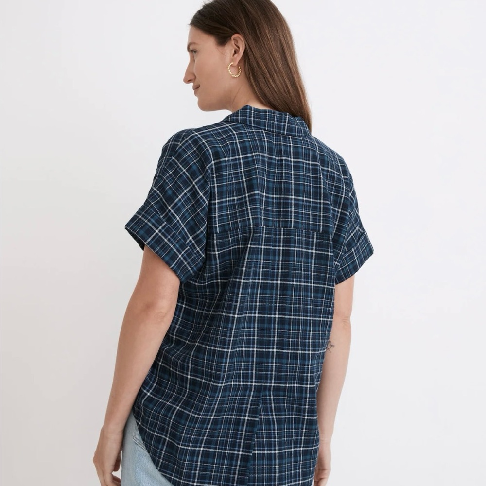 Madewell - Swenson Popover Shirt in Morefield Plaid NWT